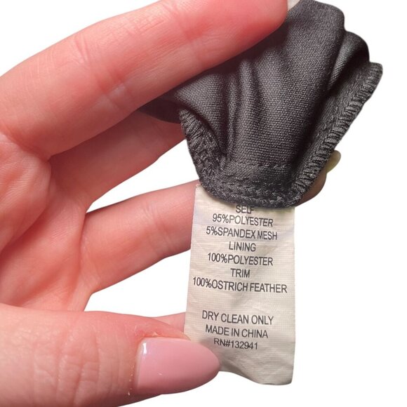 Amanda Uprichard Black Sheer Mesh Vixen Mini Dress Size Large - Picture 5 of 6